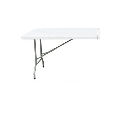 Tabla de comedor plegable de plástico HDPE con estilo de diseño moderno