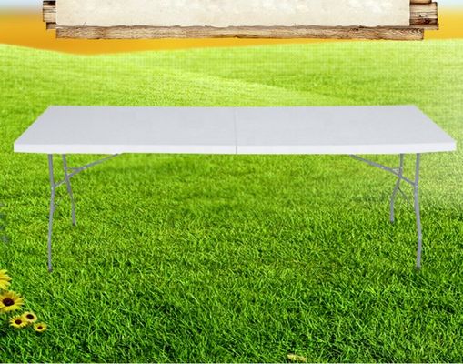 Tabla de comedor plegable de plástico HDPE con estilo de diseño moderno