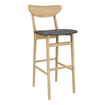 Muebles de barra Embalaje de correo Y silla alta para el mostrador de barras de madera maciza