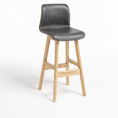 Exquisita mano de obra sillas de bar de cocina con sillas altas taburete de bar y diseño personalizado en color negro