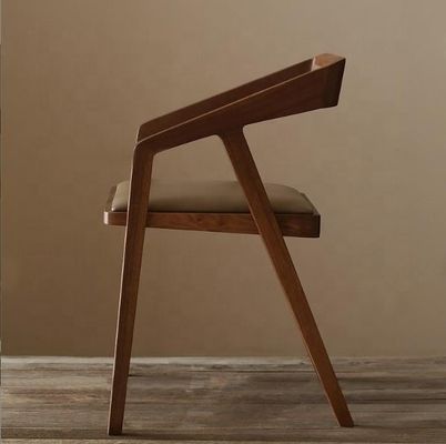 Diseño moderno de madera maciza silla de comedor muebles de hotel
