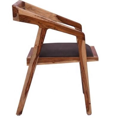 Diseño moderno de madera maciza silla de comedor muebles de hotel