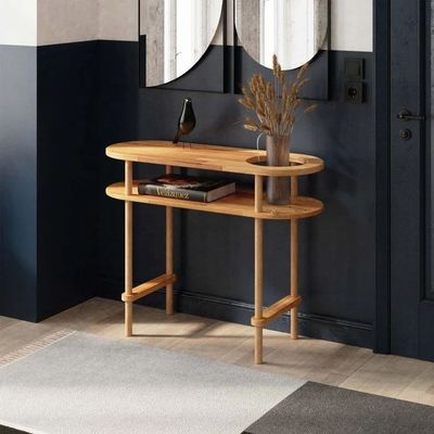 Sofá de consola madera maciza tabla de consola de la naturaleza para el baño mesa de entrada pasillo y muebles de casa