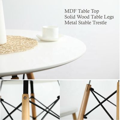 NO Plegable Aseguramiento Personalizado Práctico Profesional Cuadrado Mesa de comedor con Piernas de Madera Sólida Mesa de café Embalaje de correo