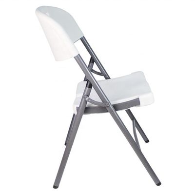 Silla plegable de HDPE ligera para eventos de bodas Silla plegable portátil de plástico y metal