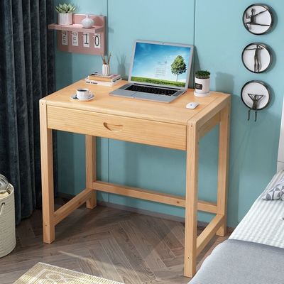 Moderno de color personalizado de madera sólida Muebles de oficina para el hogar Mesa de estudio de dormitorio pequeño
