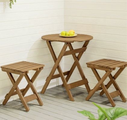 Tabla baja de bambú portátil de madera con piernas plegables luz lujoso balcón nórdico para entretenimiento al aire libre