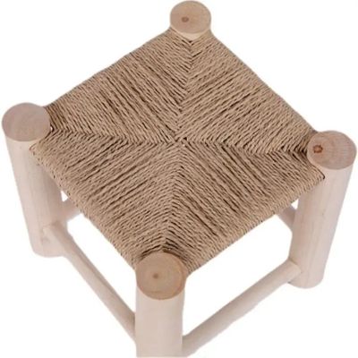 Agregue un toque de elegancia a su sala de estar y comedor con un taburete moderno de madera sólida nórdica