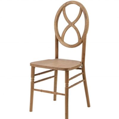 NO Materiales de madera sólida plegados sillas de banquete apilables para muebles de hotel espalda redonda Chiavari Design