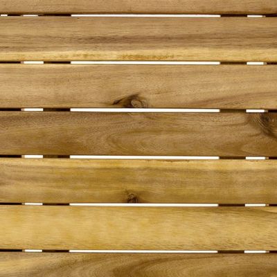 3 piezas plegables de madera de acacia Bistro Set perfecto para comer al aire libre y entretenimiento