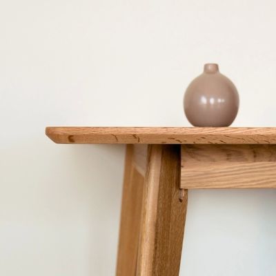 Última elaboración personalizada exquisita Mesa de comedor de madera sólida 120 * 60 * 75cm en forma rectangular
