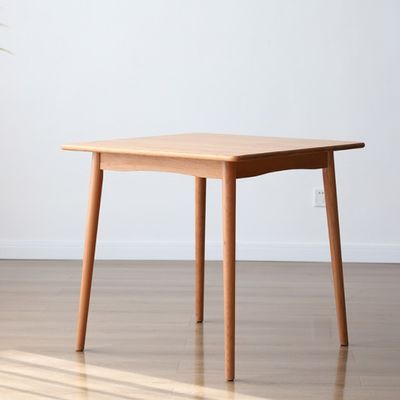Última elaboración personalizada exquisita Mesa de comedor de madera sólida 120 * 60 * 75cm en forma rectangular