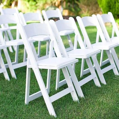 Silla plegable portable para eventos de bodas Material de madera PP