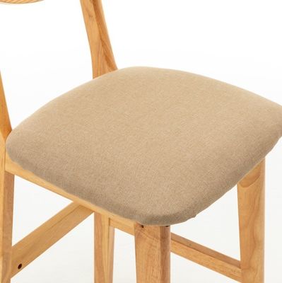Diseño contemporáneo estilo sillas de bar de madera taburetes para mesa alta en la sala de estar