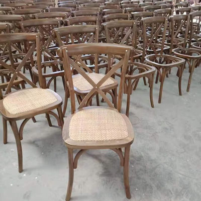 Silla de comedor de rattan profesional para eventos de bodas en colores personalizados