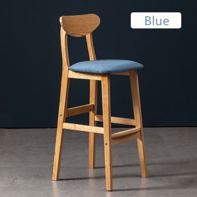 Diseño contemporáneo estilo sillas de bar de madera taburetes para mesa alta en la sala de estar