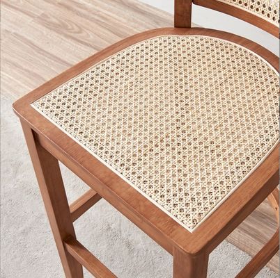 Silla de bar de cocina a medida Pierna de madera sólida Taburete de 43cm*43cm*109cm Peso límite 100KG