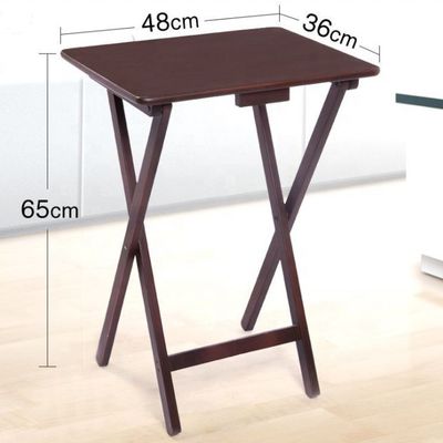 Mesa plegable de madera sólida portátil y ligera para un transporte fácil