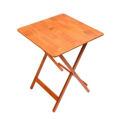 Mesa plegable de madera sólida portátil y ligera para un transporte fácil