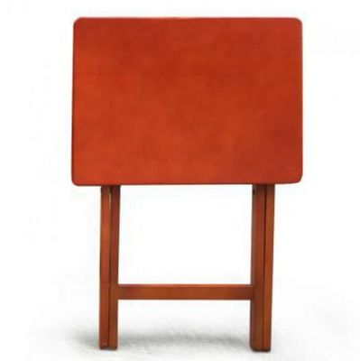 Mesa plegable de madera sólida portátil y ligera para un transporte fácil