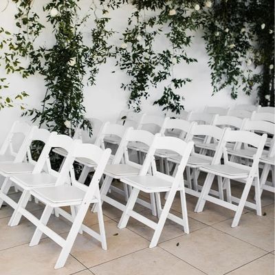 Utilizar para eventos hoteleros sillas plegables de madera para bodas colores populares hotel blanco banquete