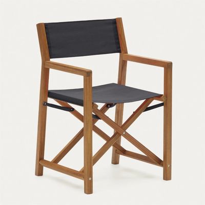 Embalaje de correo silla de exterior nórdica moderna con madera sólida y diseño plegable