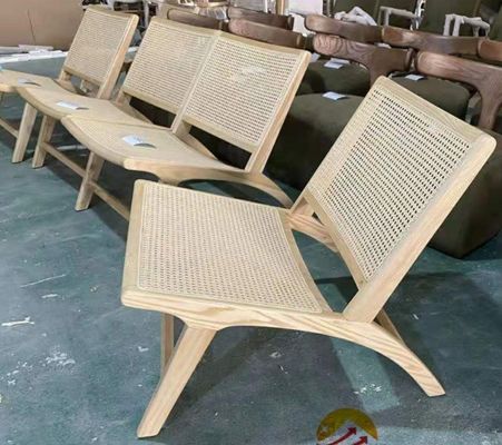 General Silla de descanso de ratán Muebles de dormitorio de color marrón de ratán Silla de descanso de diseño moderno para relajación al aire libre