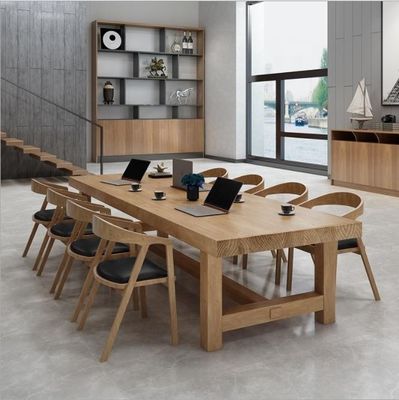 Muebles de comedor Arte nórdico Mesa de comedor de madera maciza/Mesa de restaurante con estilo de diseño moderno