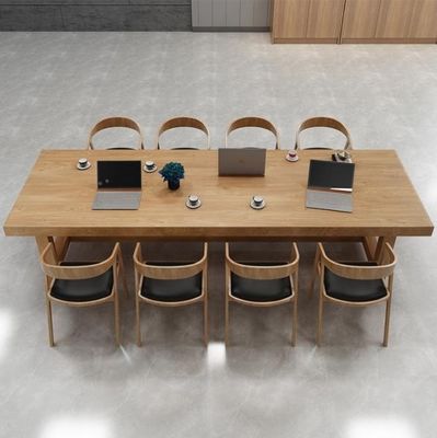 Muebles de comedor Arte nórdico Mesa de comedor de madera maciza/Mesa de restaurante con estilo de diseño moderno