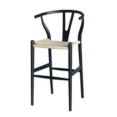 Silla de taburete de bar alta con asiento de cuero PU para instalaciones de ocio límite de peso 250kg con instalaciones de ocio