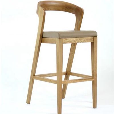 Silla de taburete de bar alta con asiento de cuero PU para instalaciones de ocio límite de peso 250kg con instalaciones de ocio