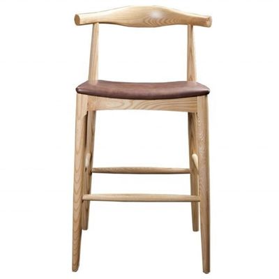 Silla de taburete de bar alta con asiento de cuero PU para instalaciones de ocio límite de peso 250kg con instalaciones de ocio