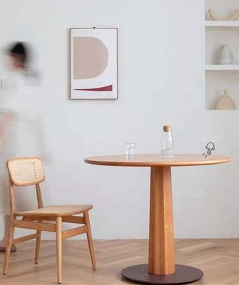 Diseño moderno estilo nórdico silla de asiento de madera maciza de ratán Servicio OEM