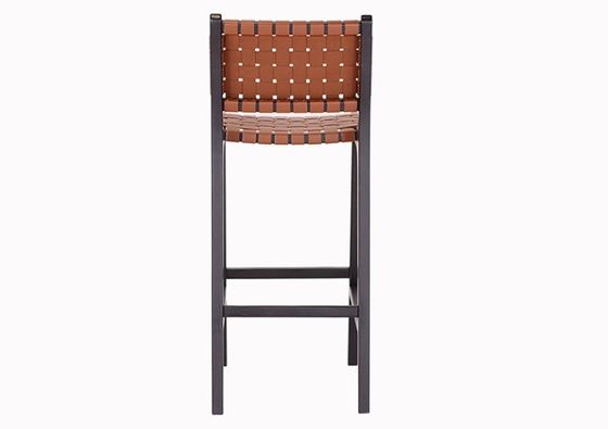 Silla de bar de madera sólida de estilo moderno para el Bistro de moda nórdica