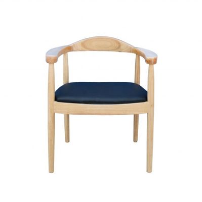 Silla de comedor de madera ecológica para los amantes del café en hoteles y hogares contemporáneos