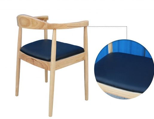 Silla de comedor de madera ecológica para los amantes del café en hoteles y hogares contemporáneos