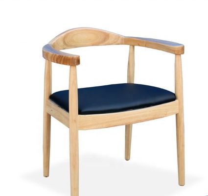 Silla de comedor de madera ecológica para los amantes del café en hoteles y hogares contemporáneos