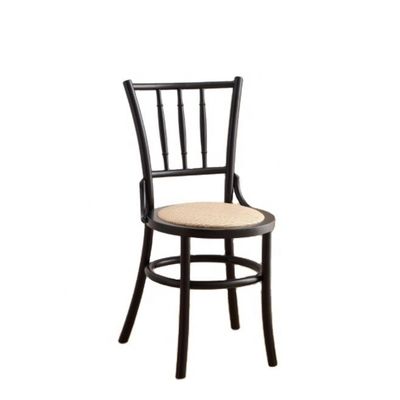 Silla de bar específica Silla de comedor de ratán Muebles de bar Silla de madera maciza para el comedor