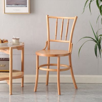 Silla de bar específica Silla de comedor de ratán Muebles de bar Silla de madera maciza para el comedor