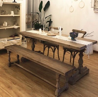 Silla de comedor con marco de madera de pino para diseño único de muebles cocina restaurante mesa plegable