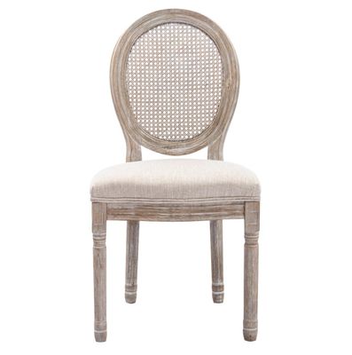 Material de marco de madera de caucho tapicería nórdica banquete silla Louis para bodas de sala de estar