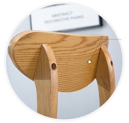 Servicio OEM aceptado taburete de madera sólida natural para muebles de sillas altas y cojines