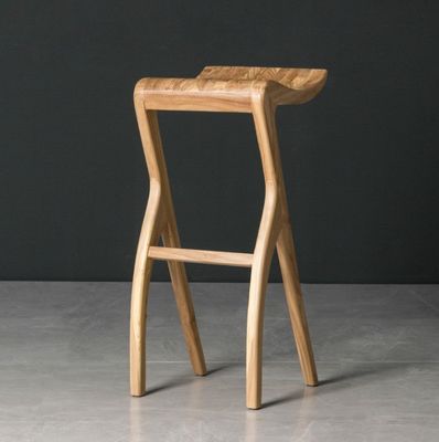 Silla alta mostrador taburetes de bar silla de bar taburete de madera sólida L-59