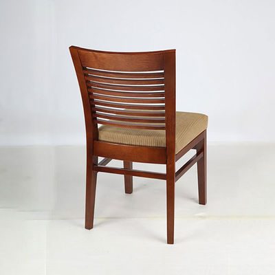 Diseño moderno nórdico Teca negra Madera maciza Muebles de restaurante silla de comedor antigua