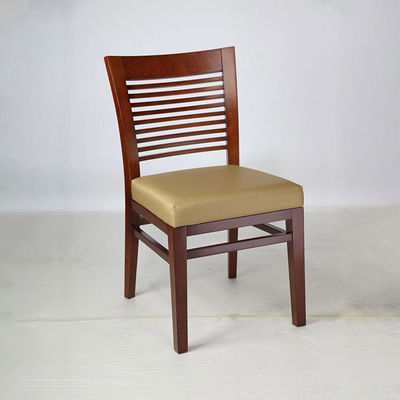 Diseño moderno nórdico Teca negra Madera maciza Muebles de restaurante silla de comedor antigua