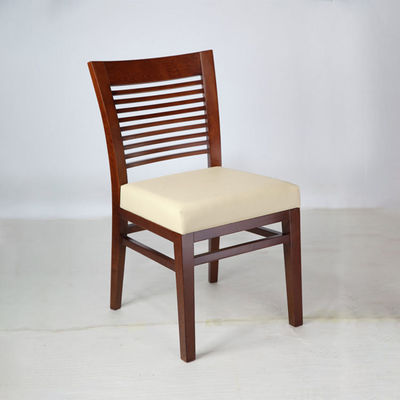 Diseño moderno nórdico Teca negra Madera maciza Muebles de restaurante silla de comedor antigua