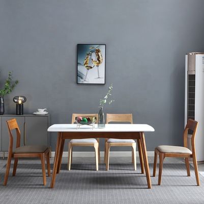 Diseño moderno Moderno nórdico silla de comedor apilada de roble y nuez sillas de comedor de restaurante de madera para muebles para el hogar