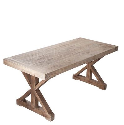 Set de mesa de lujo francés de madera sólida de pino para restaurante y comedor
