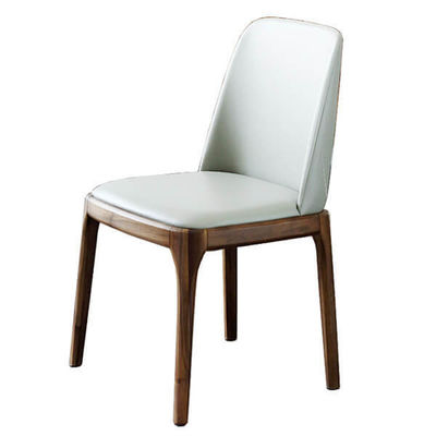 Silla de comedor de madera sólida de tejido de teca para muebles de cafeterías y restaurantes