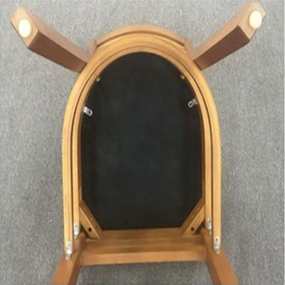 Silla de comedor específica Silla de cuero de madera sólida para el hogar o el restaurante